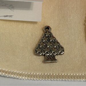 RETIRED James Avery Christmas Tree Starry Sterling Silver Tree Charm